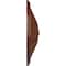 Ekena Millwork Brontes Ceiling Medallion (Canopies up to 3 5/8"), 25 1/2"OD x 5 1/2"P, Burnished Mahogany Crackle CM25BRBMC - alternate 3